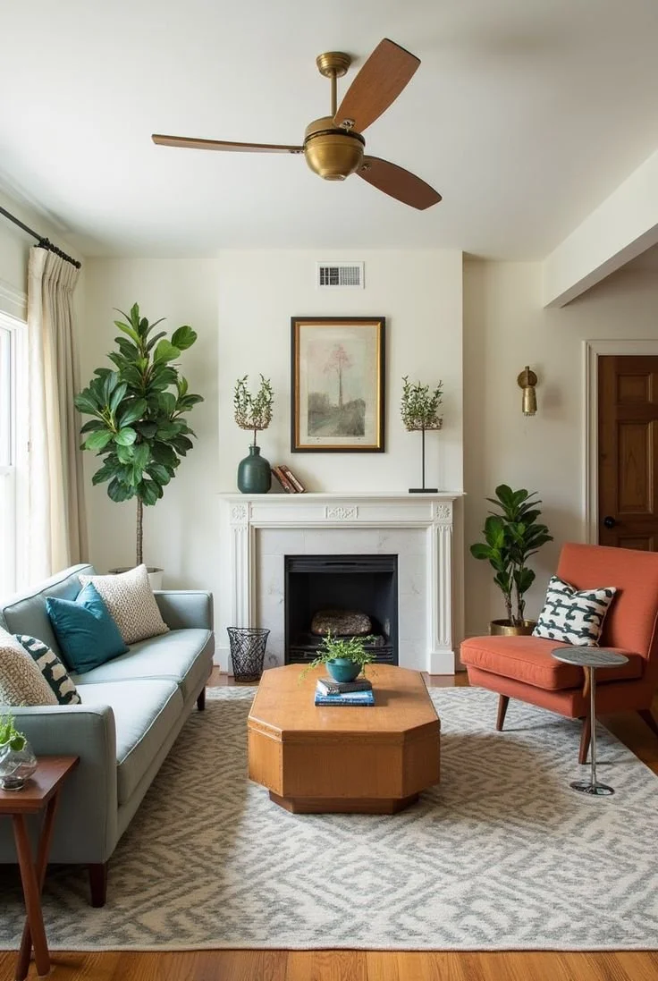 Midcentury modern living room inspiration