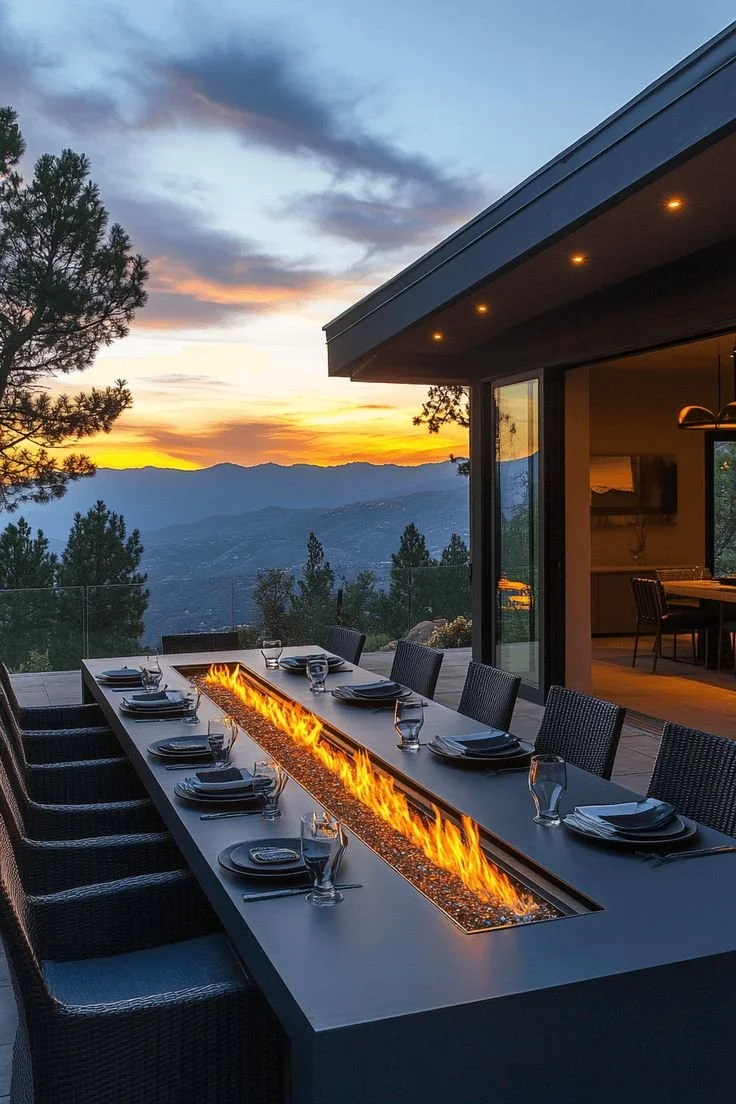 fire table for outdoor luxury living
