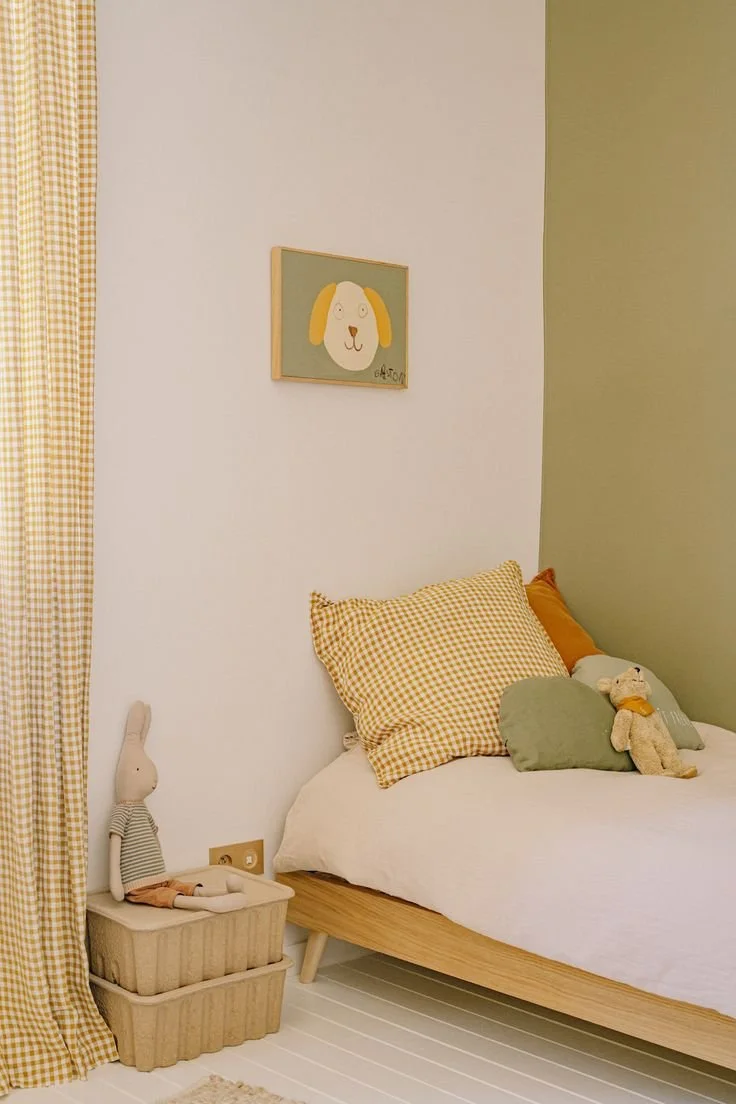 butter yellow color for kids room