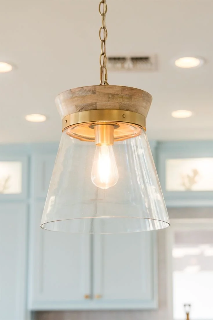 ceramic pendant light coastal kitchen