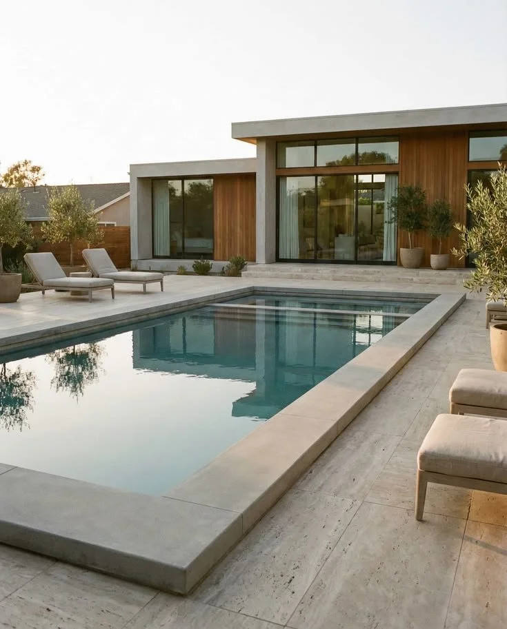 how to design pool area in los angeles luxury homes