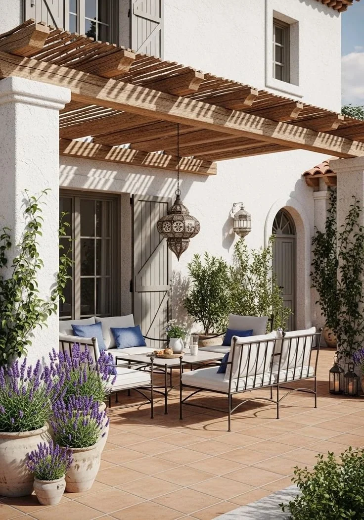 porcelain flooring for luxury backyard