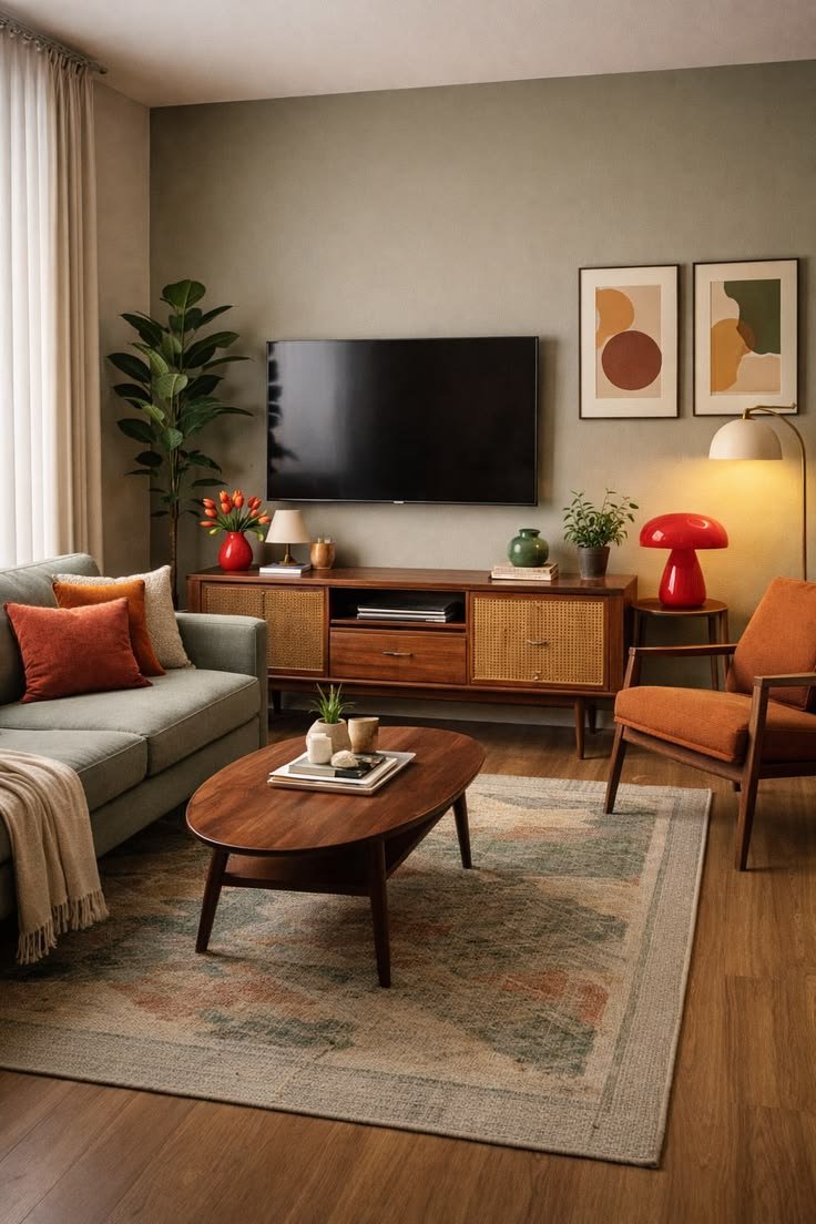 Midcentury modern living room inspiration