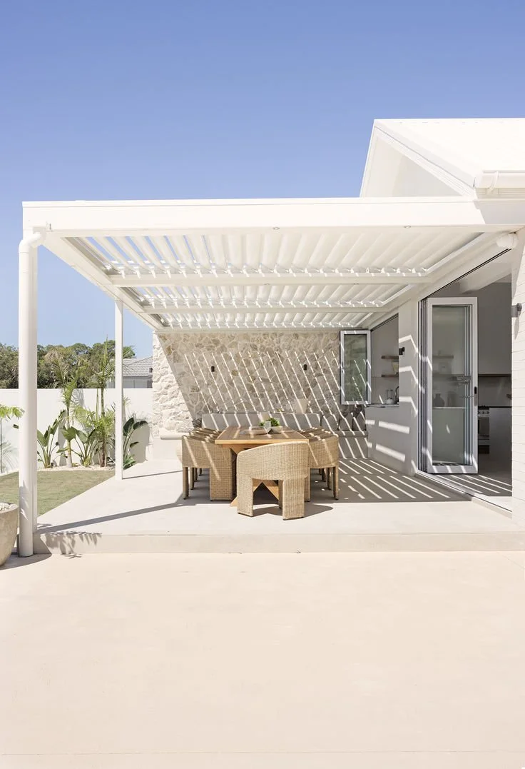 pergola style for luxury backyard