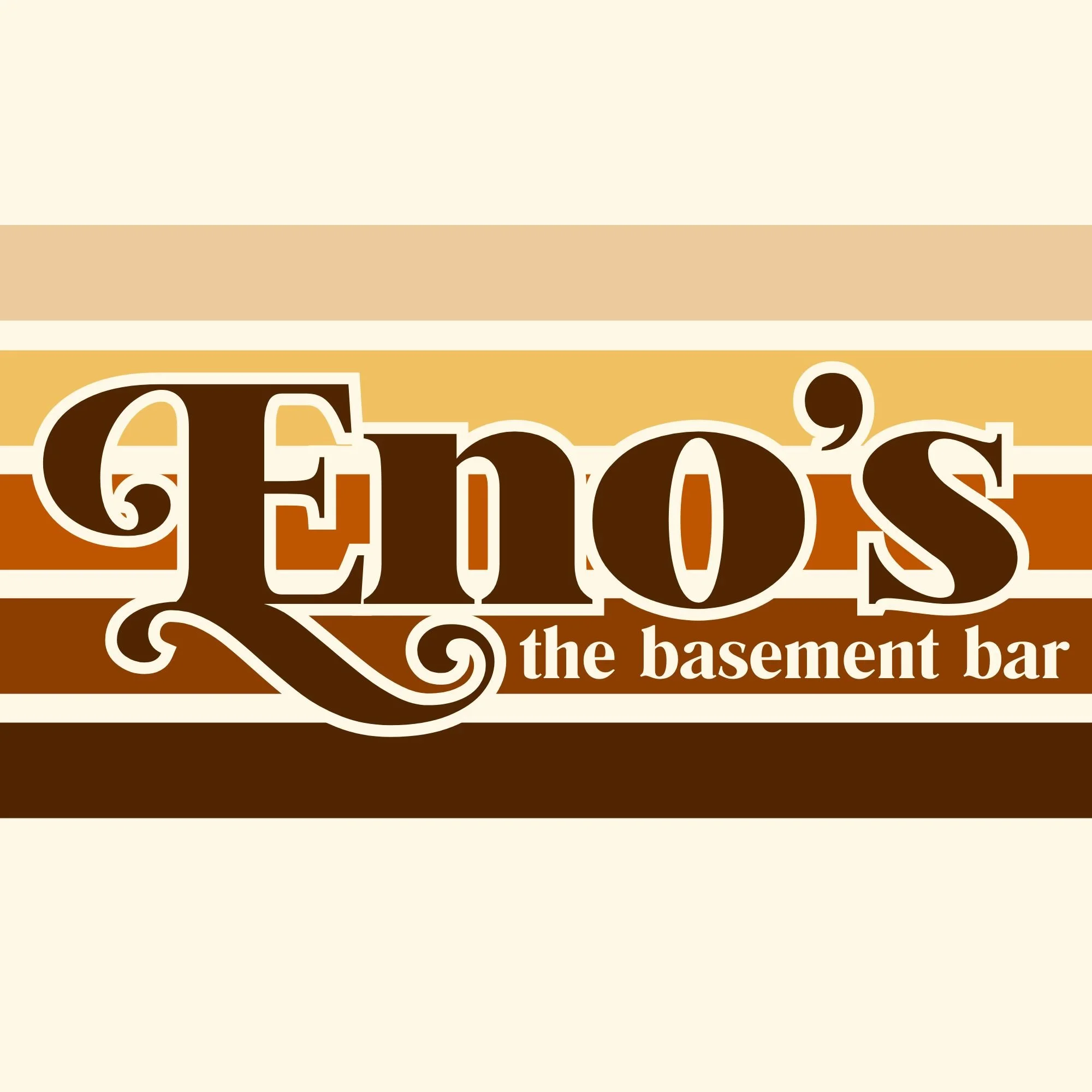 You know the place, even if you&rsquo;ve never been here&hellip;

Eno&rsquo;s is a basement bar inspired by the places we remember and the ones we wish we did. Wood paneling, stiff drinks, old records, familiar faces. Absolutely no reason to rush hom