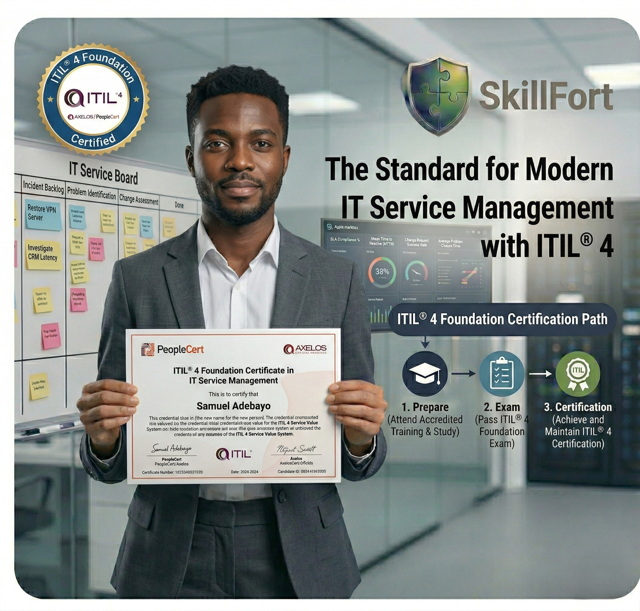 Get ITIL® 4 Certified — and Lead the Future of IT Service Management.