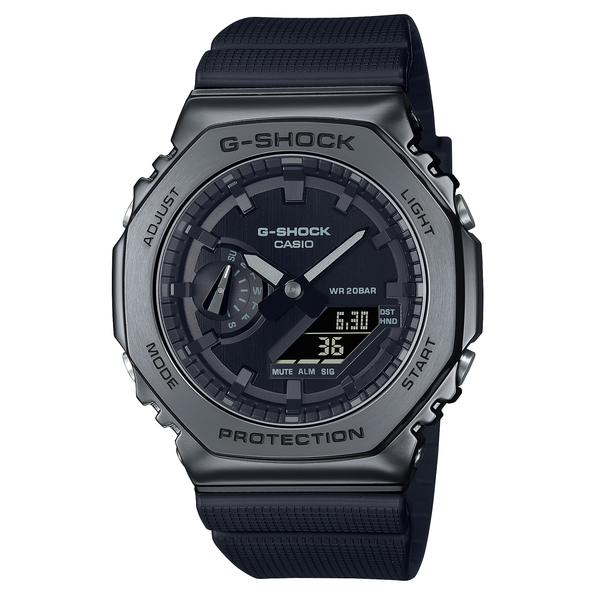 G-SHOCK UNISEX - Cronógrafo - NEGRO TOP QUALITY METALICO