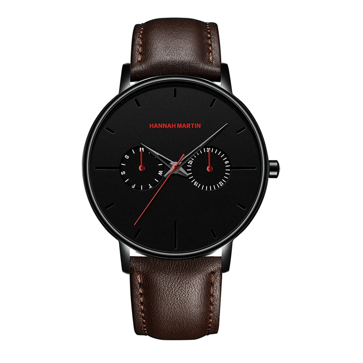 Reloj de Pulsera para Hombre Hannah Martin HM-150 CUERO CAFE