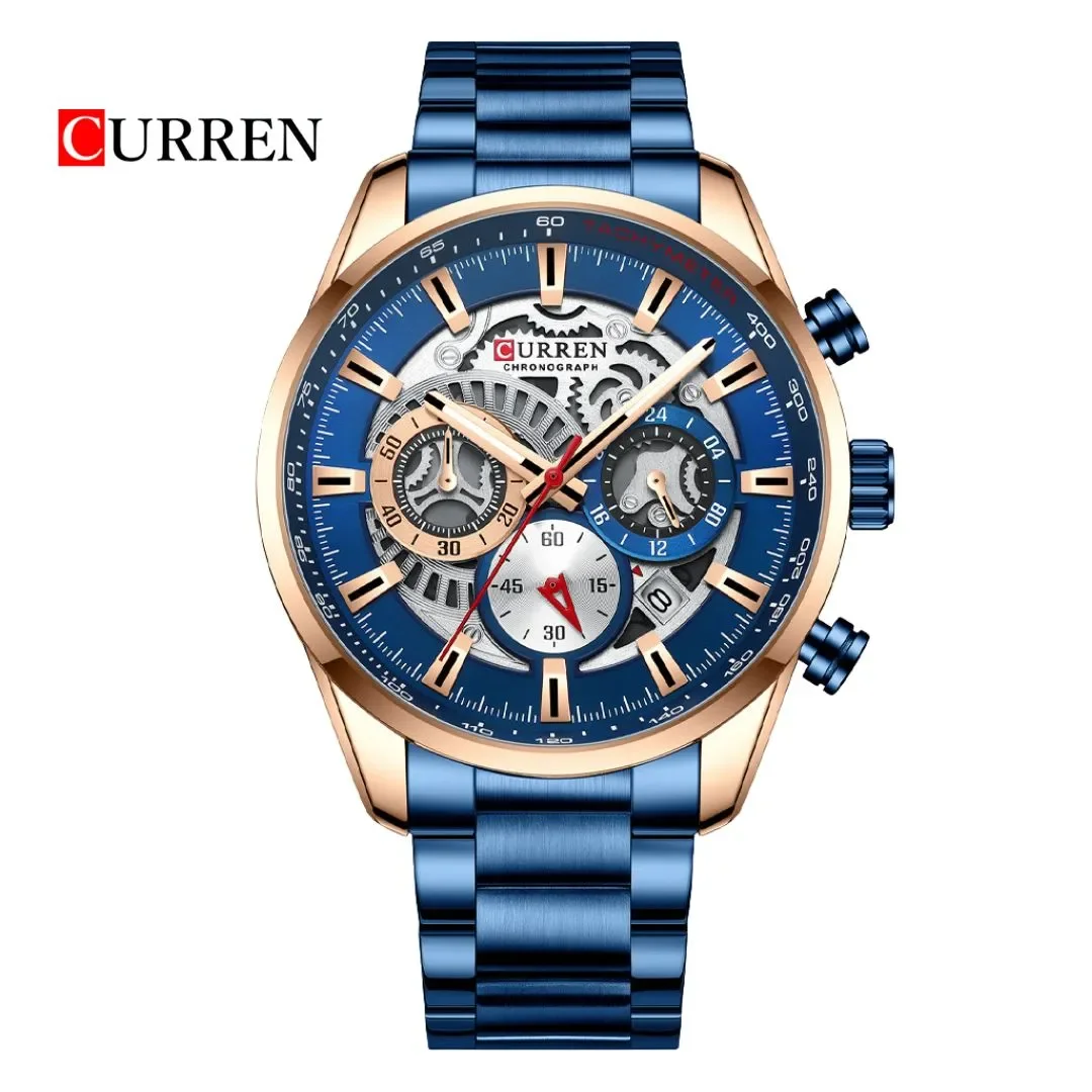 Reloj curren 8391 análogo – azul