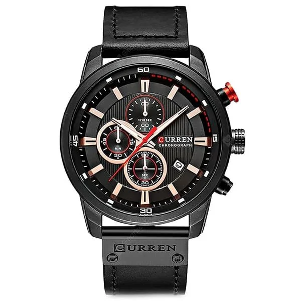Reloj curren 8291 análogo – negro