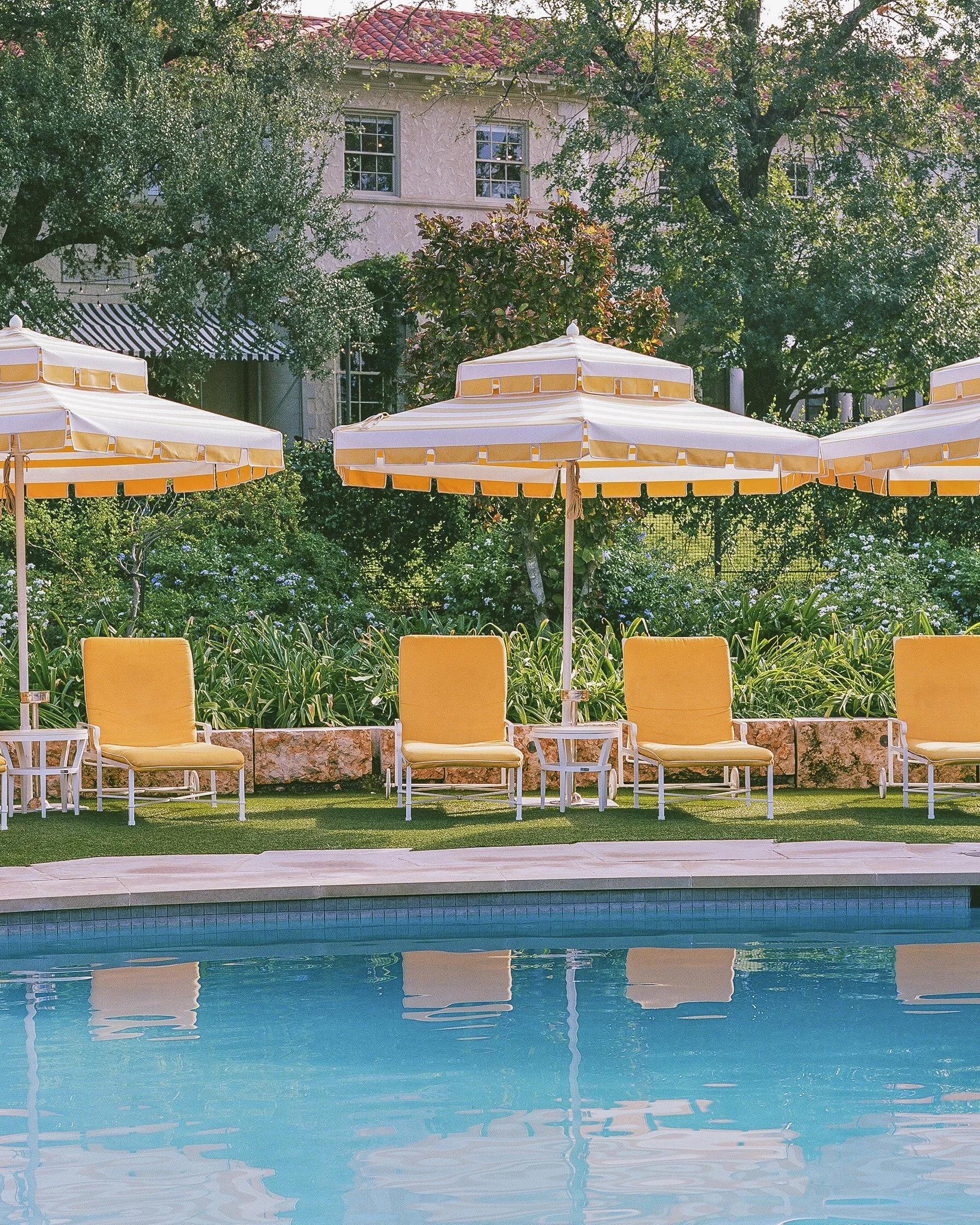 Lounging at Commodore Perry Estate, Auberge Collection