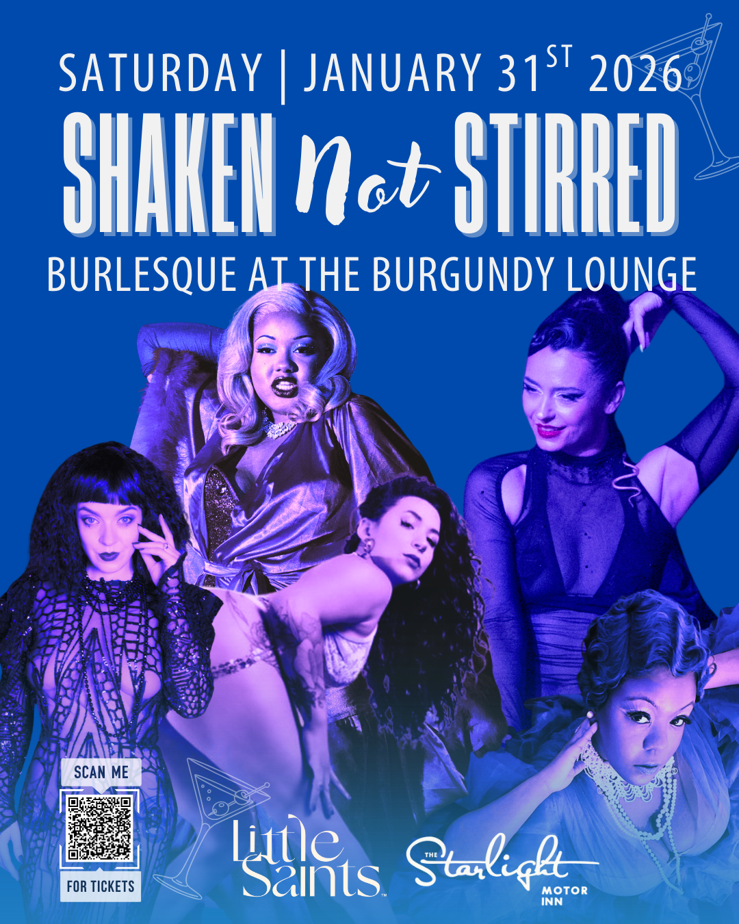 Starlight Motor Inn Presents: Shaken Not Stirred Burlesque