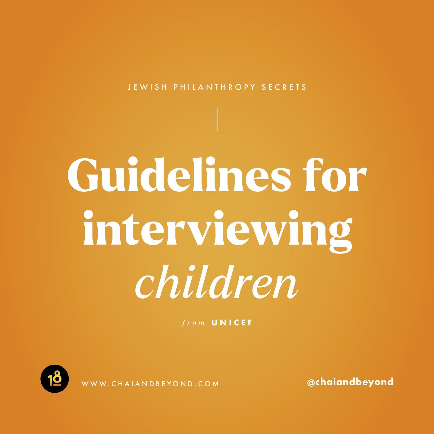 Interviewing children for fundraising purposes can turn into a storytelling narrative minefield. 

Follow these guidelines from UNICEF so that information is obtained in a safe and sensitive manner. 

.
.

#chaiandbeyond #presentation #presentationde