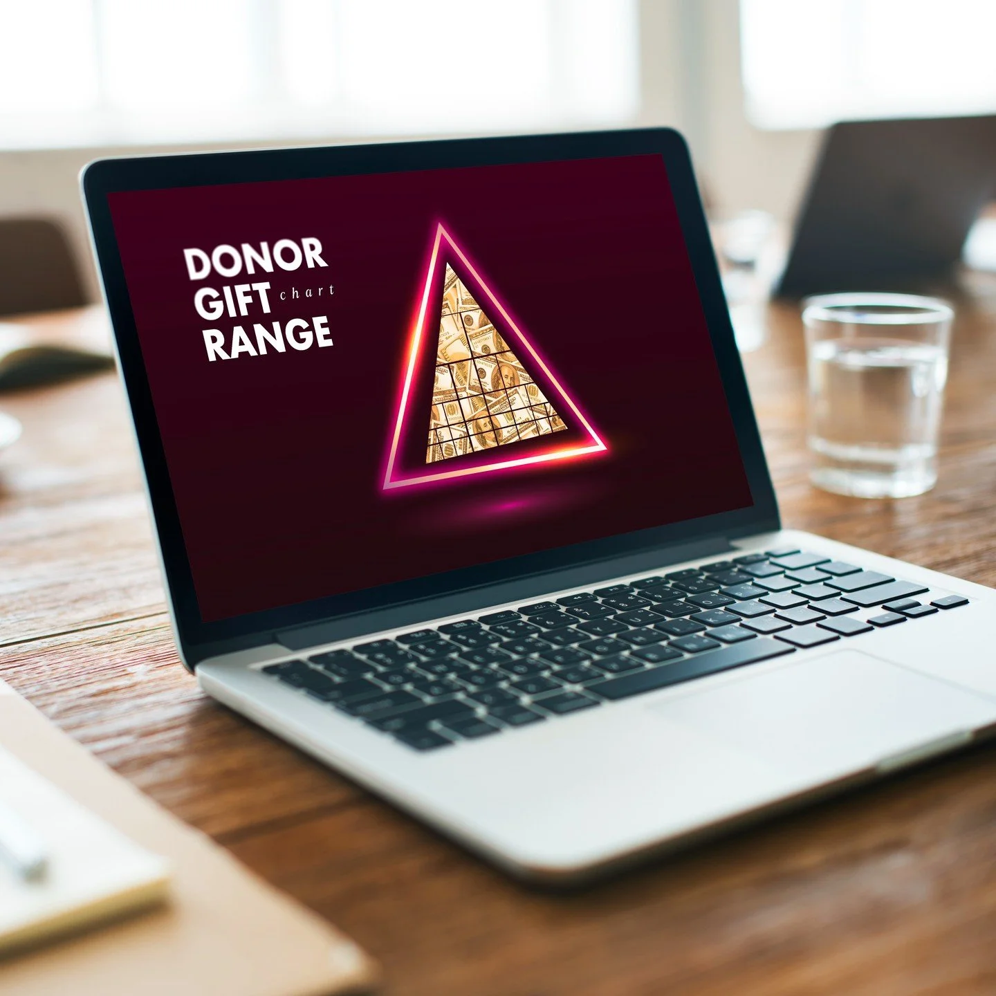 A gift range chart is a planning tool that helps determine how many gifts and donors you will need in order to raise a specific amount of money in a fundraising campaign.

Giving usually occurs in the shape of a pyramid. Most of the money comes from 