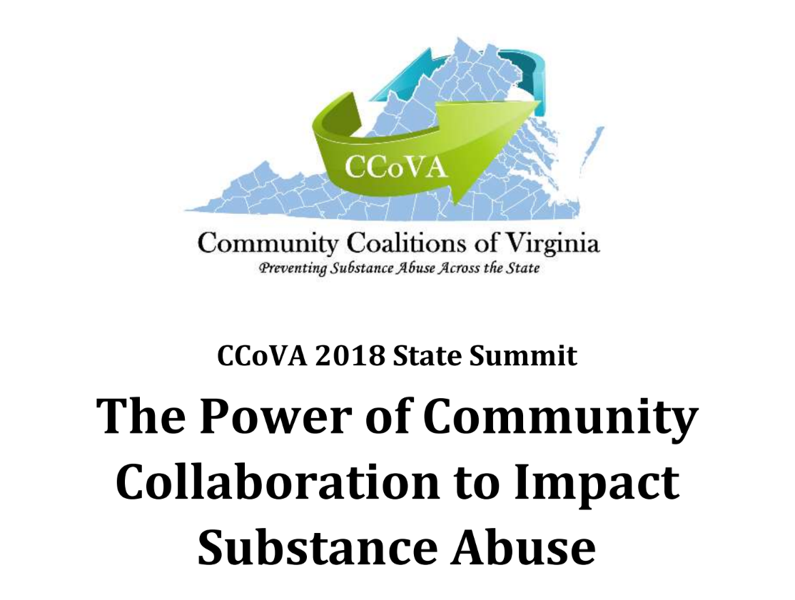 CCoVA 2018 State Summit: The Power of Community Collaboration to Impact Substance Abuse