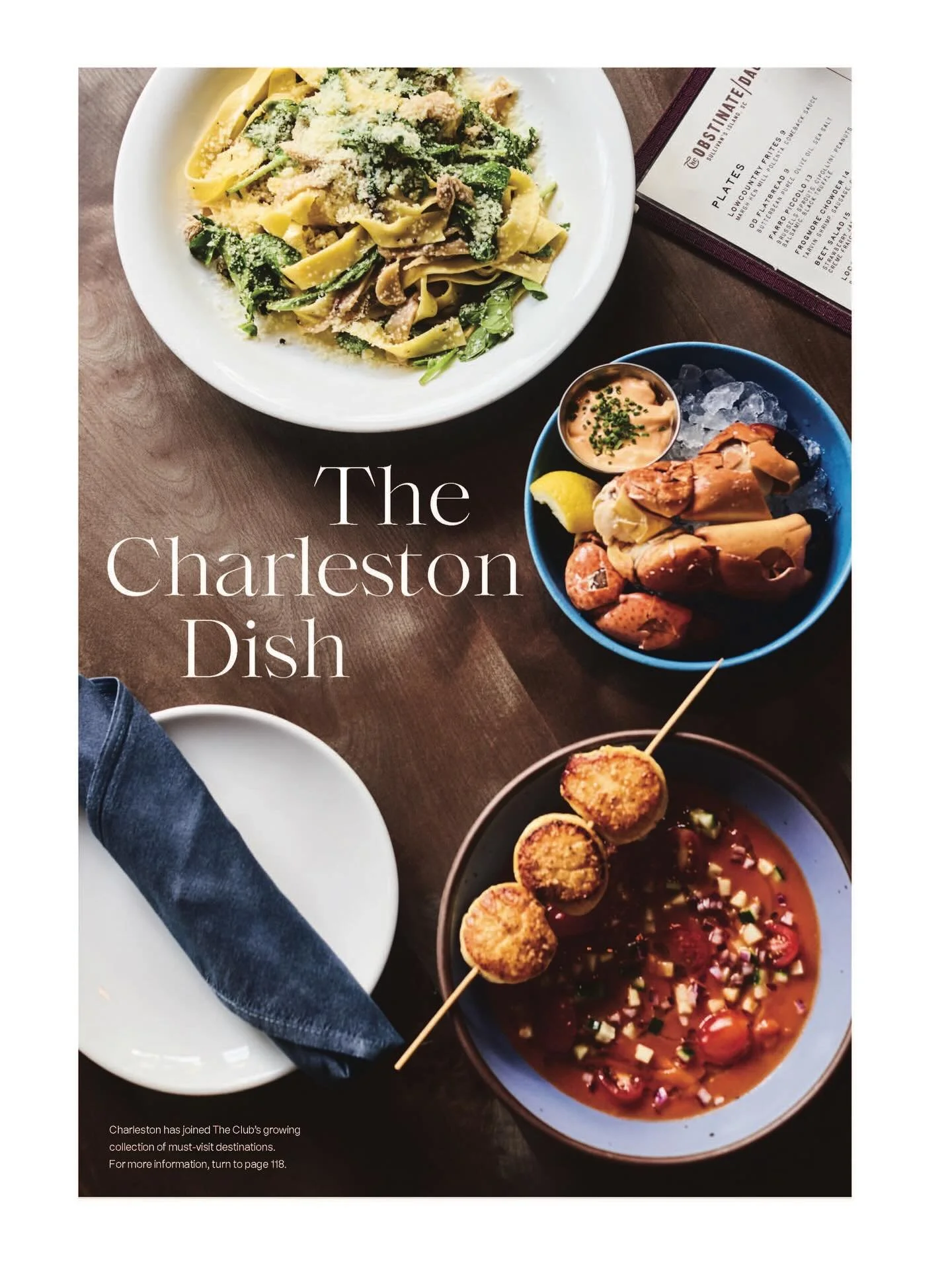The Charleston Dish // The Club Volume 1, 2025-26 @exclusiveresorts

Published &amp; Produced by @nmgnetwork
Photography by Mike Schalk @mike_schalk 
Written by Stephanie Burt @southernfork 
Global Editorial Director @jackiecaradonio
Design by Chelse