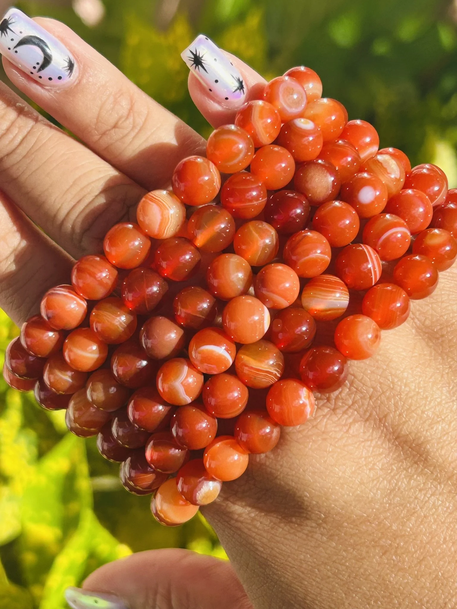 Red Carnelian Agate Bracelet | The Loom of Vitality & Creative Fire