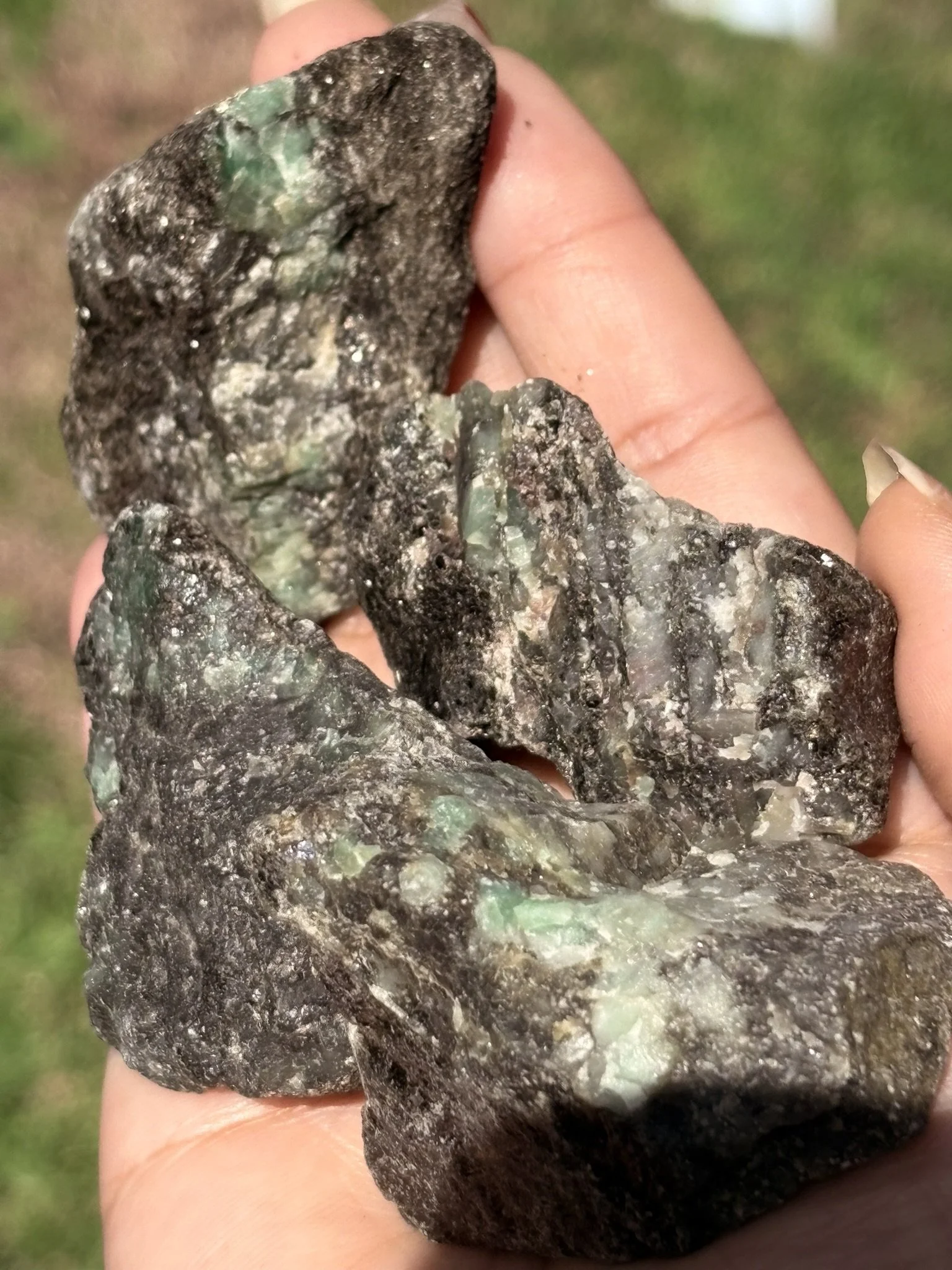 Raw Emerald in Matrix | The Stone of Successful Love & Ancestral Renewal