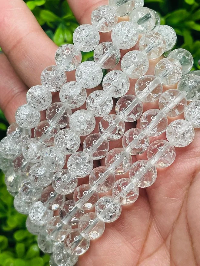 Crackle Quartz Amplifier Bracelet