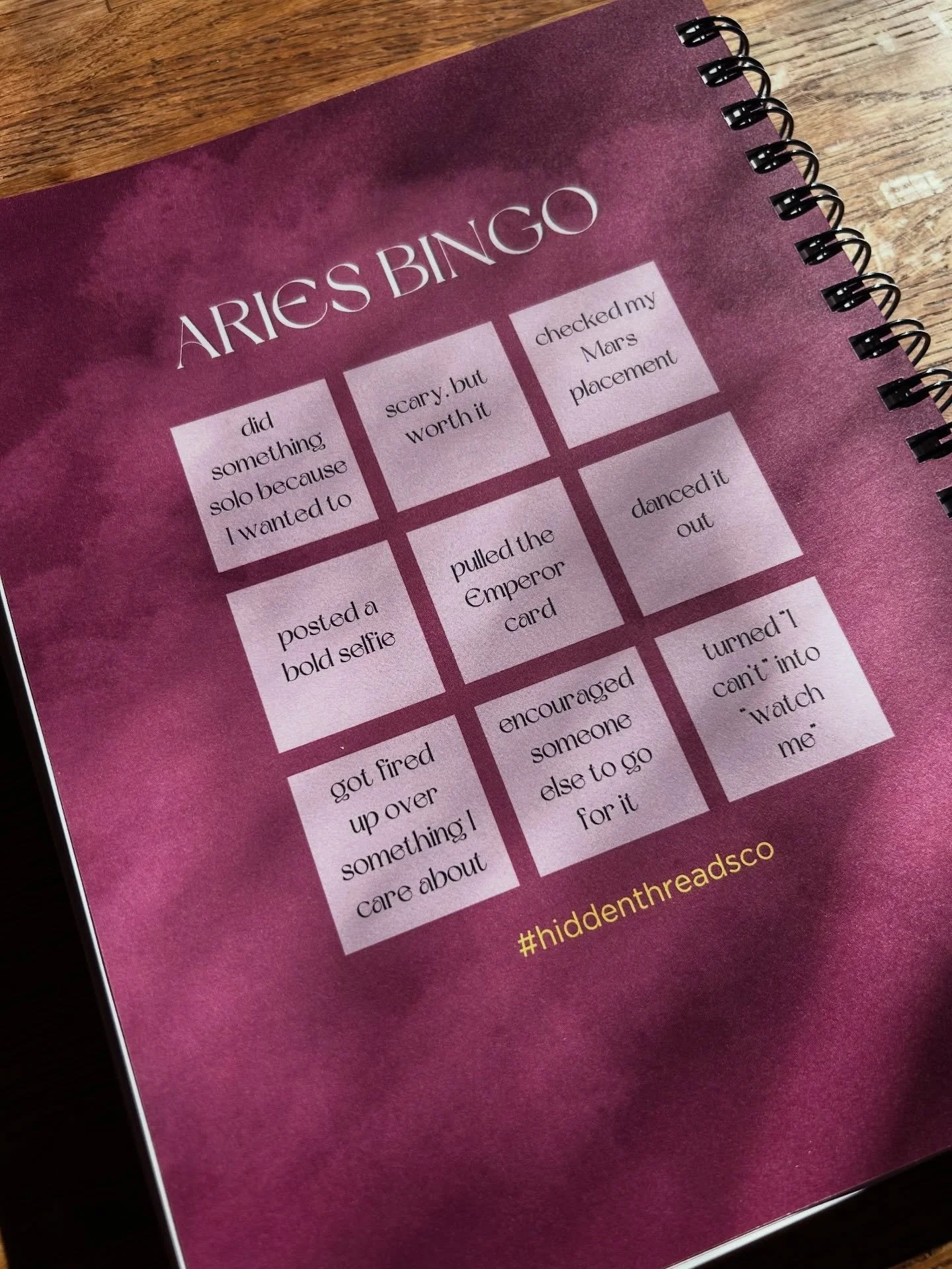 Play along with us. ♈️ How many can you check off?