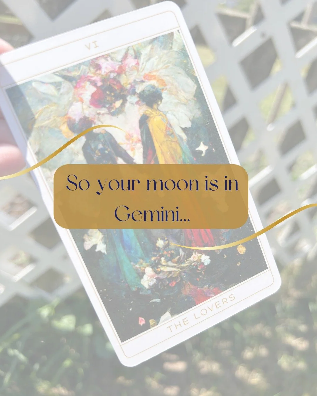 Your moon sign is your emotional blueprint. It's the part of your chart that describes how you feel, what you need to feel safe, and what happens when you don't get it.

Gemini moons are quick to pivot, hard to pin down emotionally, always processing