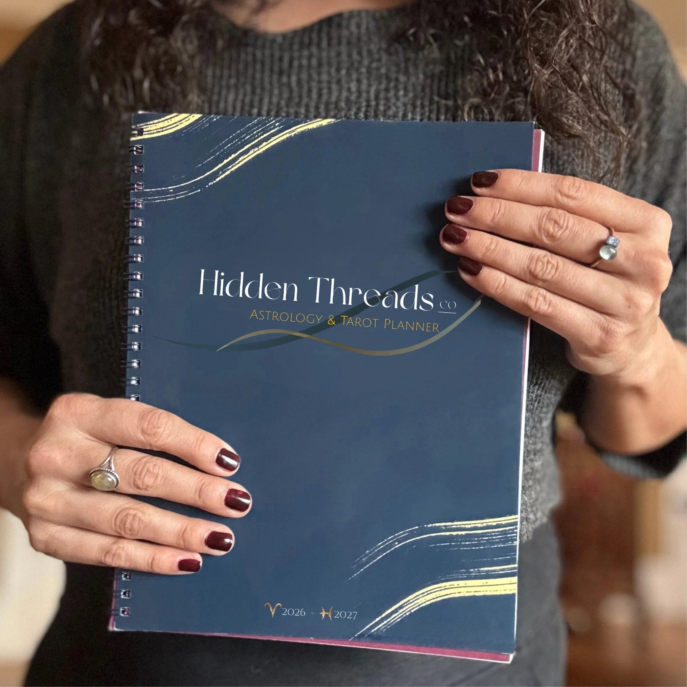 The Hidden Threads 2026-2027 Astrology & Tarot Planner