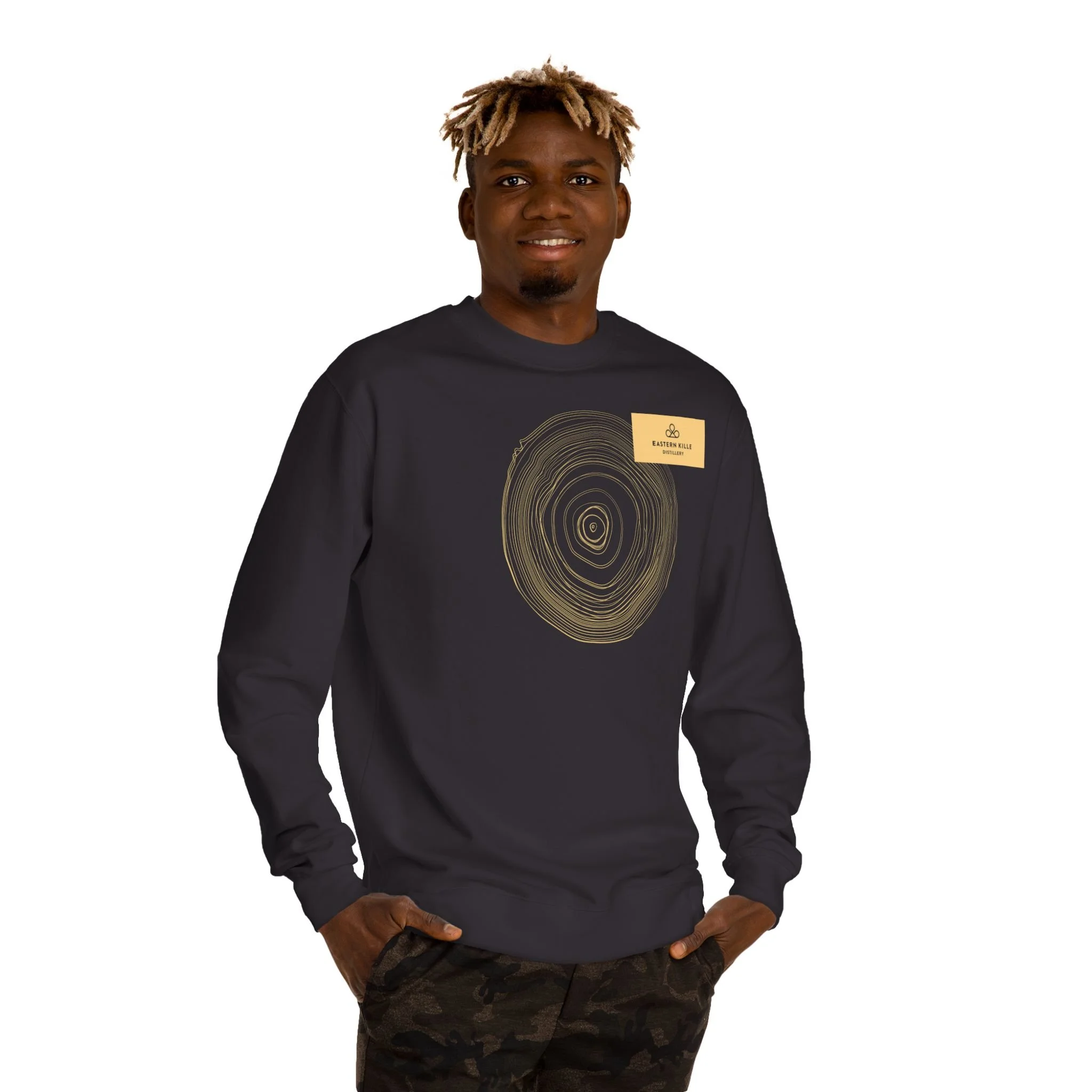 Oak Rings Sweatshirt Charcoal