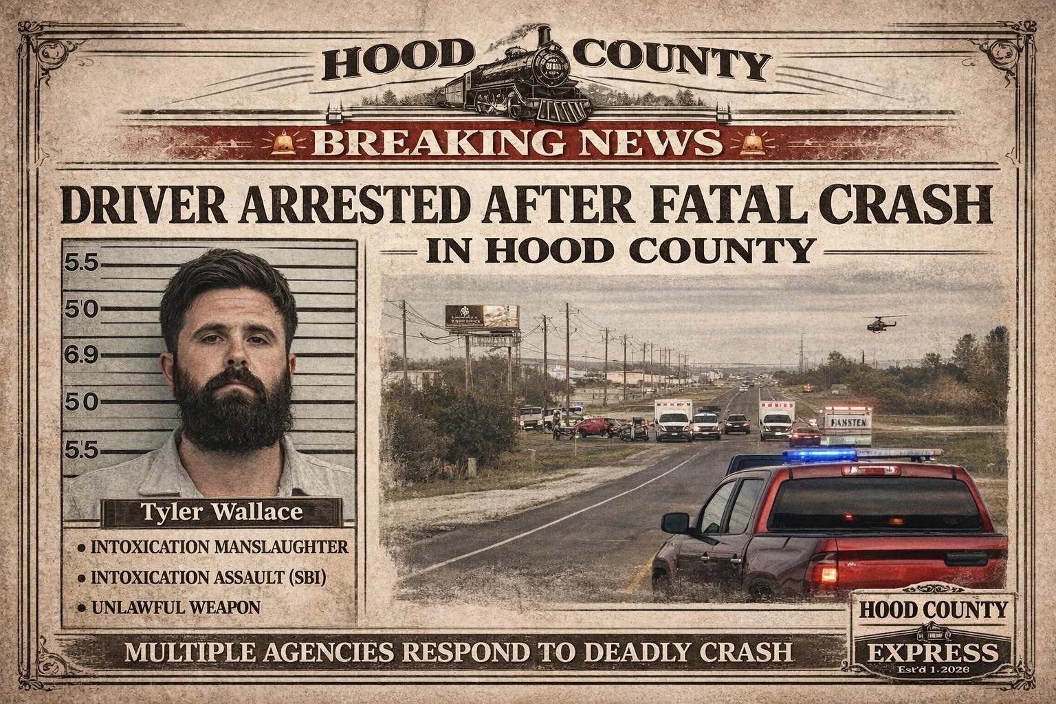 Hood County man has been arrested following a fatal crash
