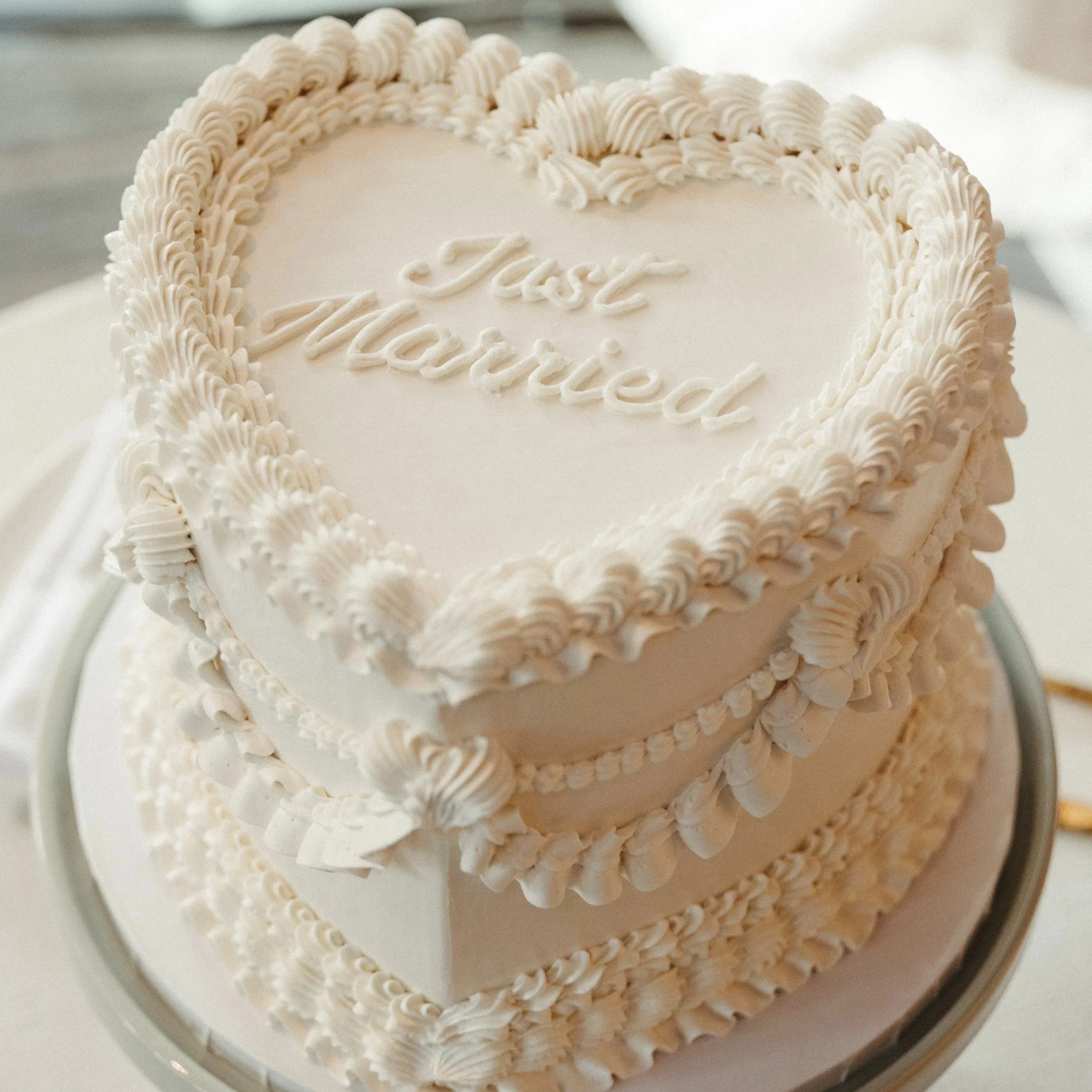 Eight Inch Heart Cake