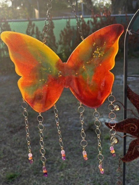 Day 7: Large Butterfly - "Golden Amethyst"