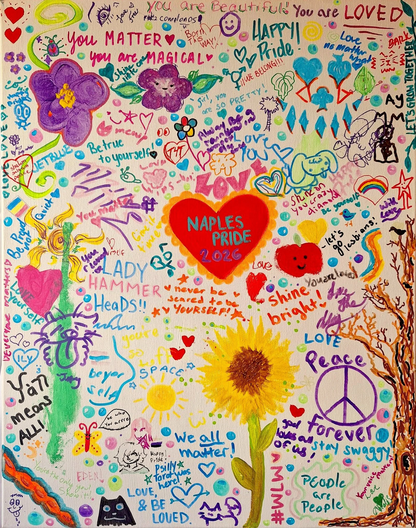 2026 Naples Pride Fest - Communal Art *FIRST EDITION*