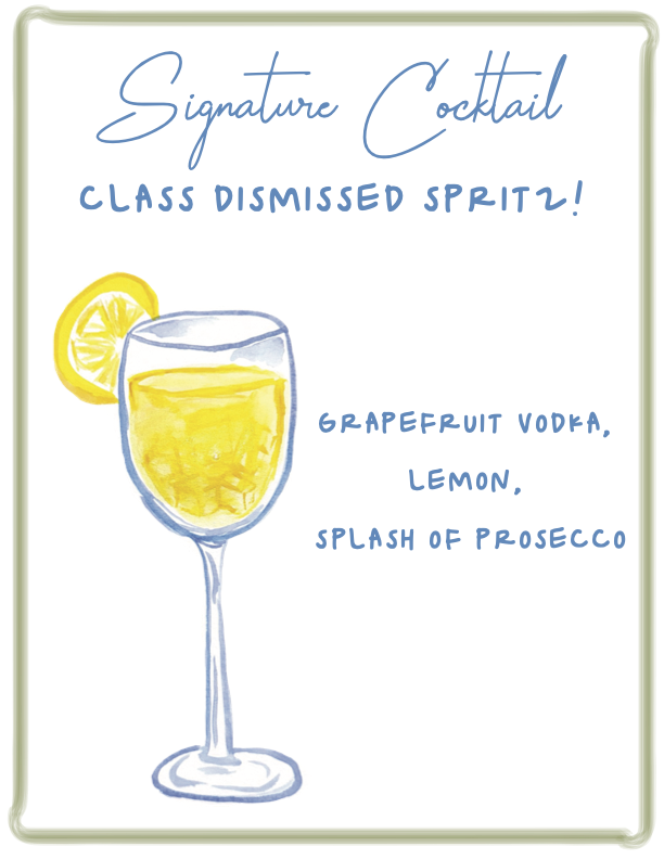 SIGNATURE COCKTAIL SIGNAGE