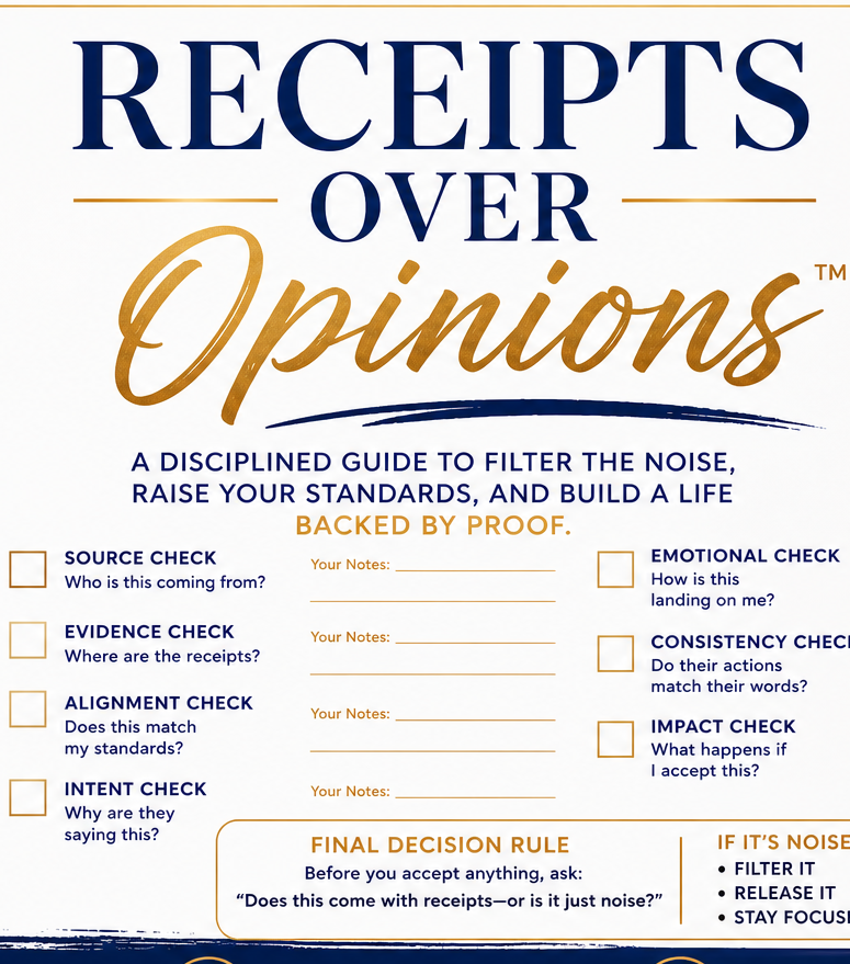 Receipts Filter Worksheet