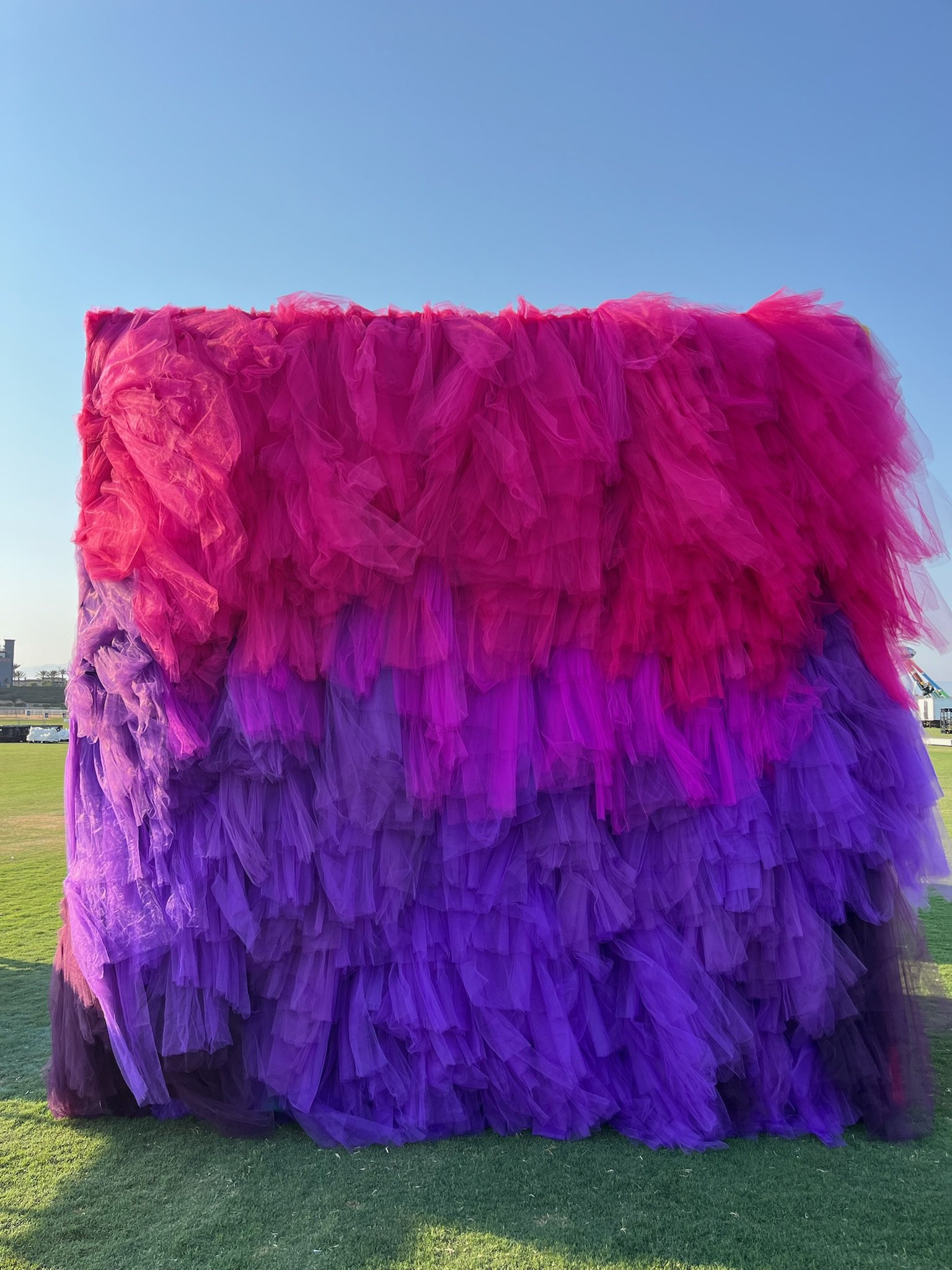 Tulle Backdrop - Purple Ombre