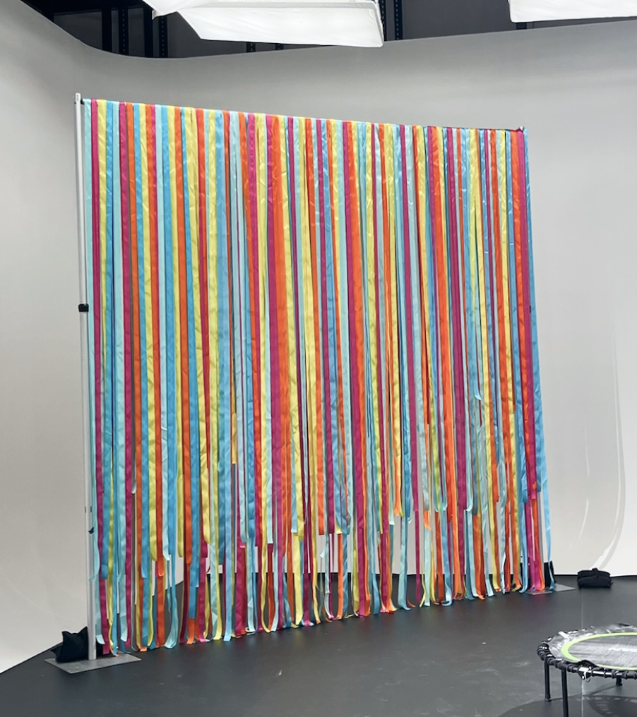 Ribbon Curtain - Bright Multi-Color