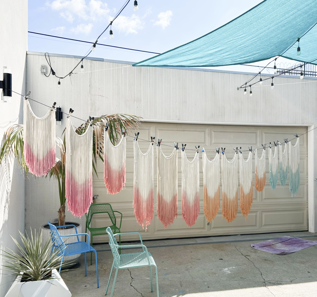 Dip Dyed Rope Garlands