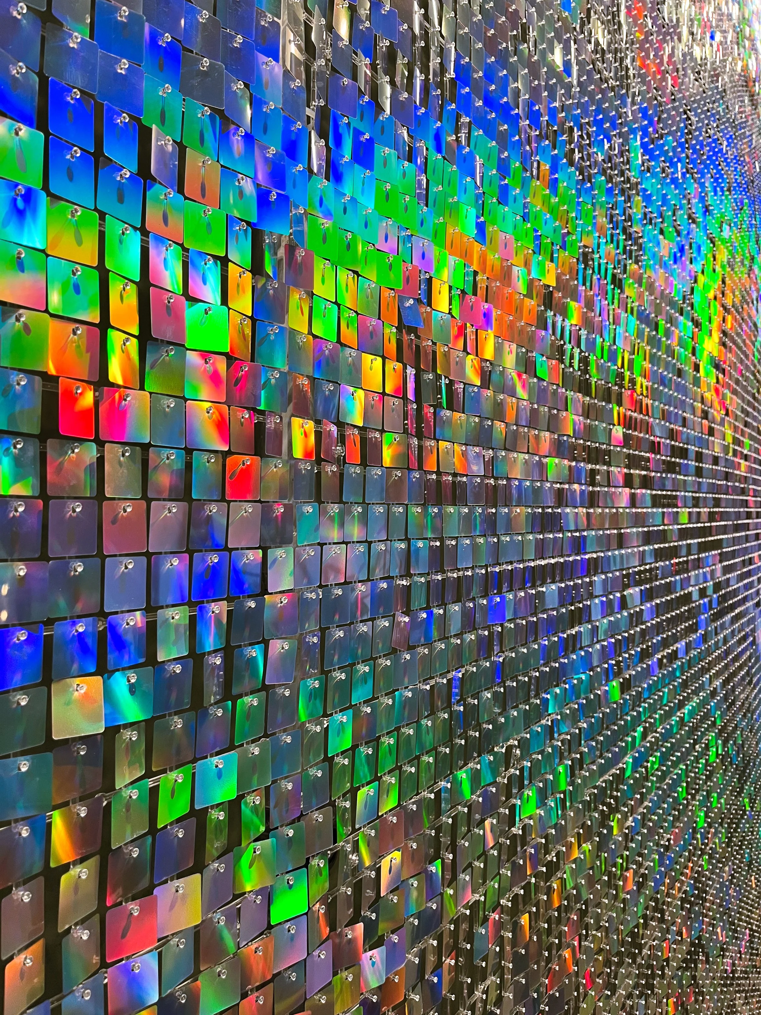 Sequin Panel Backdrop - Iridescent, Silver or Gold