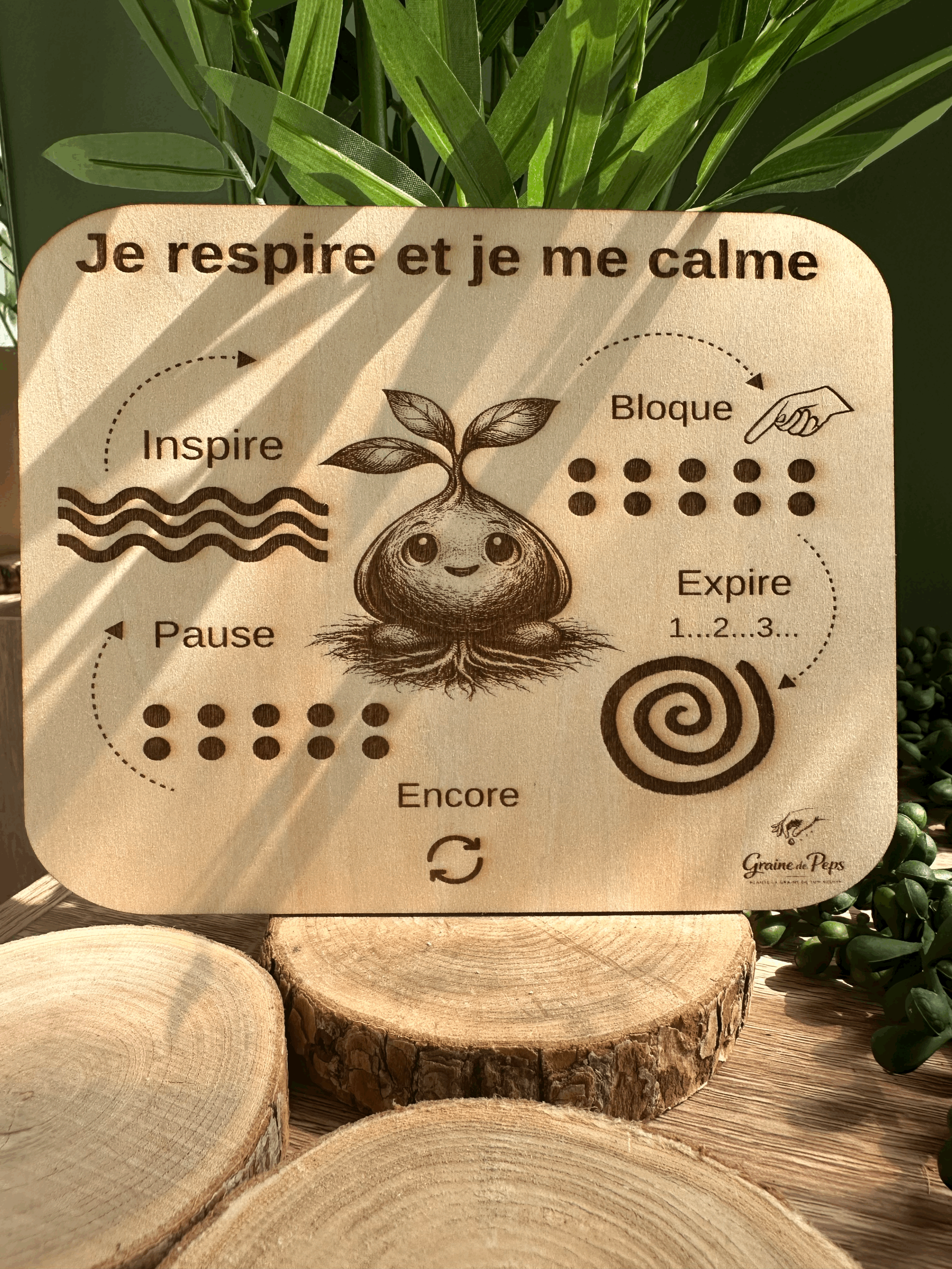 Planche de régulation sensorielle enfant
