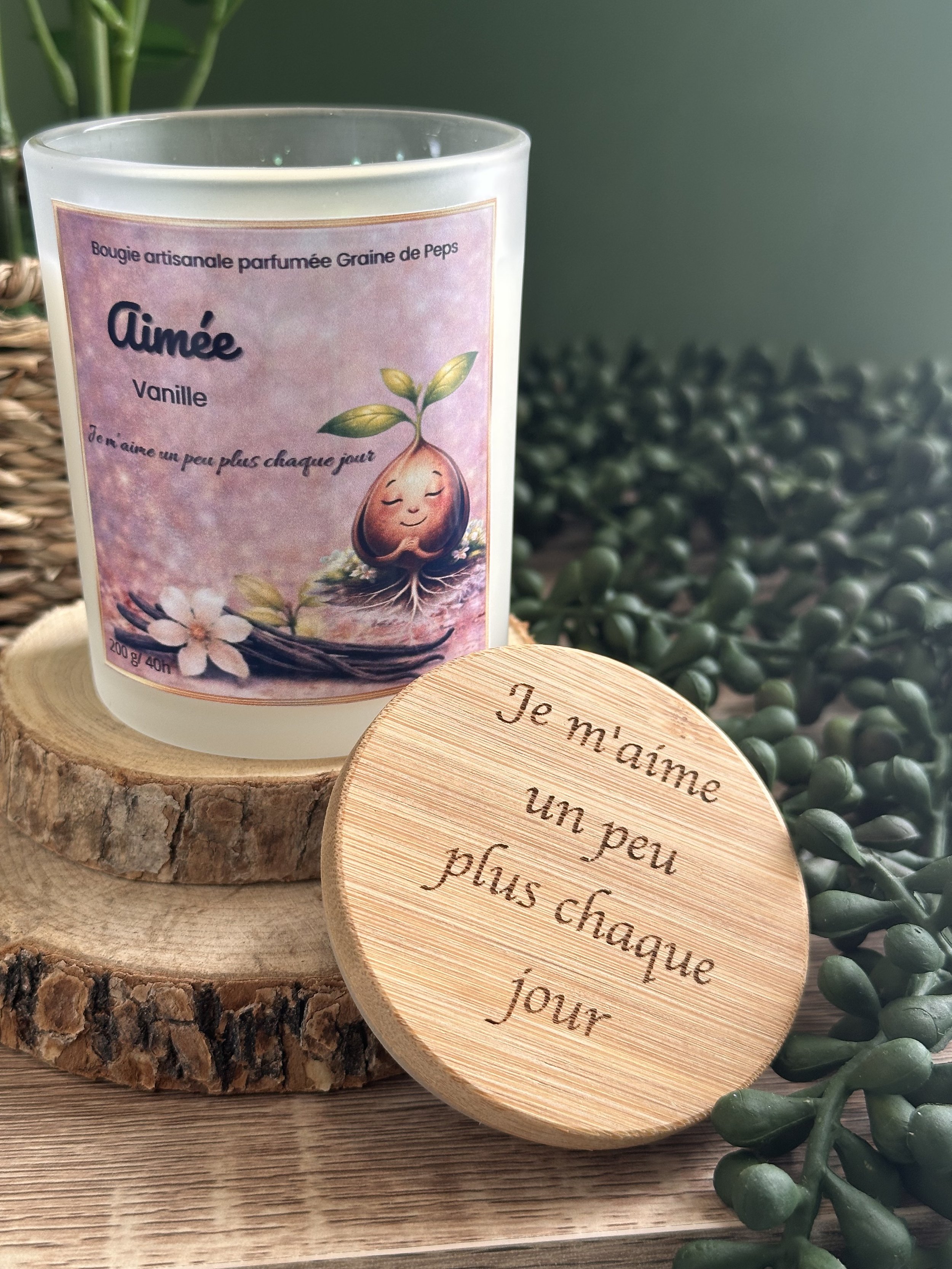 Bougie parfumée Aimée - Vanille Collection reprogrammation sensorielle