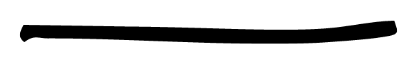 Hand drawn black line.
