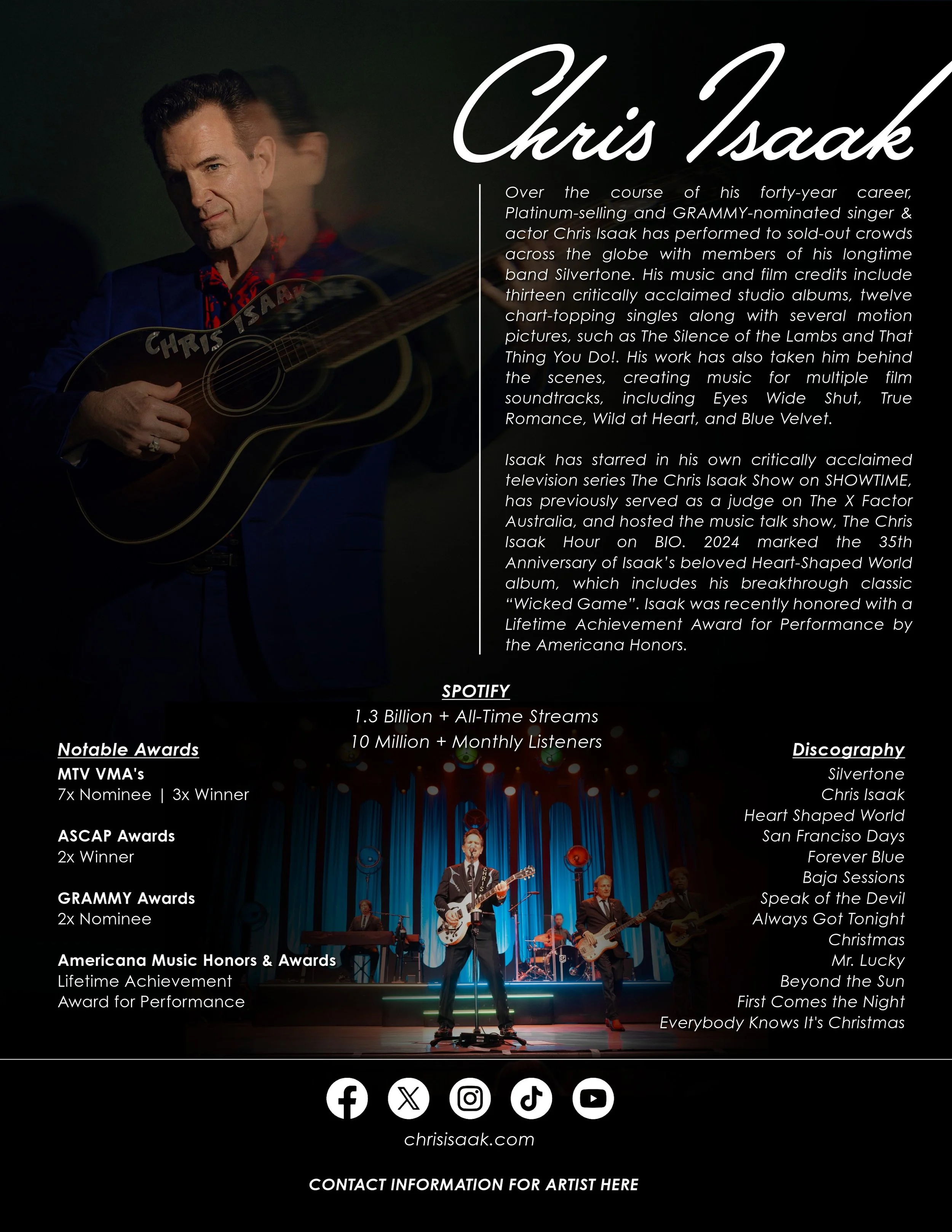 Chris Isaak - One Sheet
