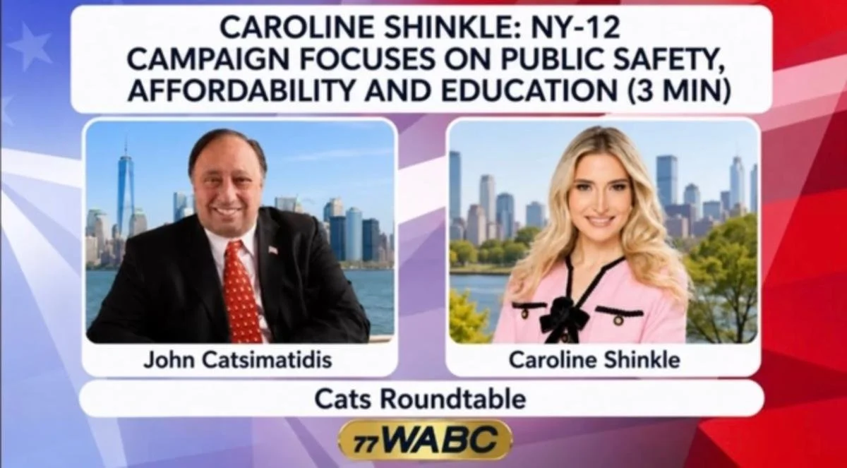 Caroline Shinkle Joins John Catsimatidis﻿ on WABC’s “Cats Roundtable”