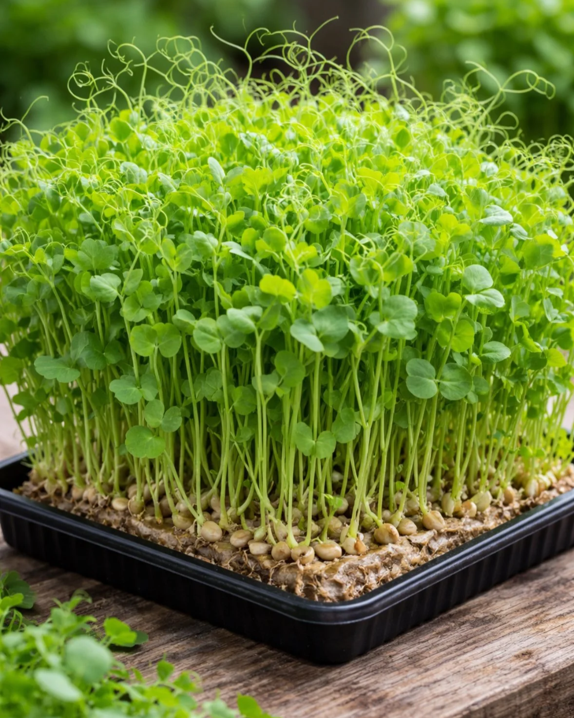 Pea Shoots 24 oz clamshell