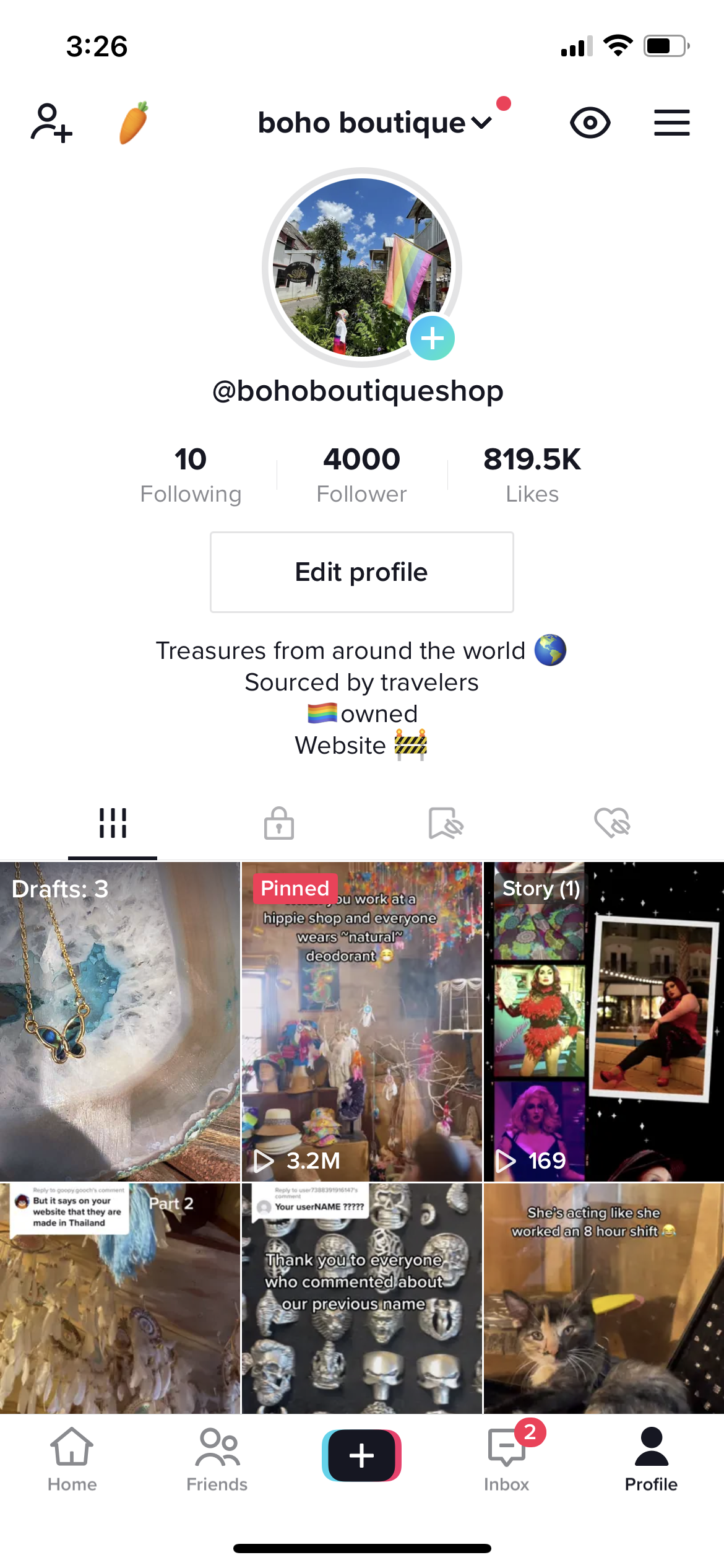 TikTok account I was managing. Grew the page to 5k followers from zero in 2 months. 