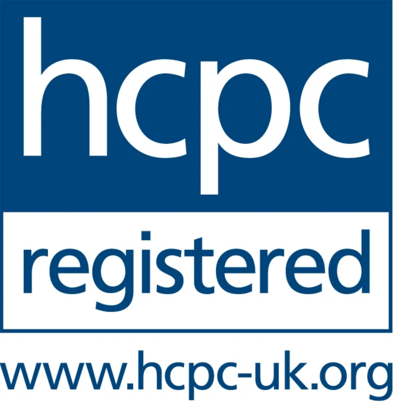 HPC registered logo with the website www.hpc-uk.org at the bottom.