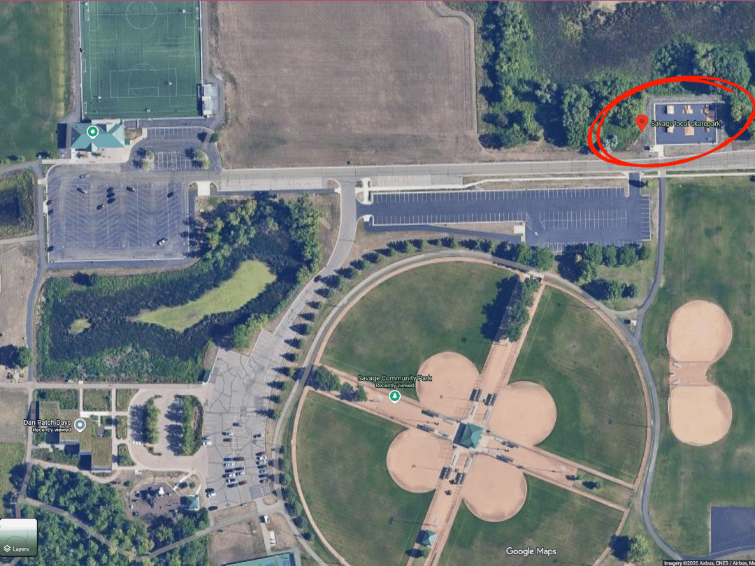 Savage MN Skatepark location