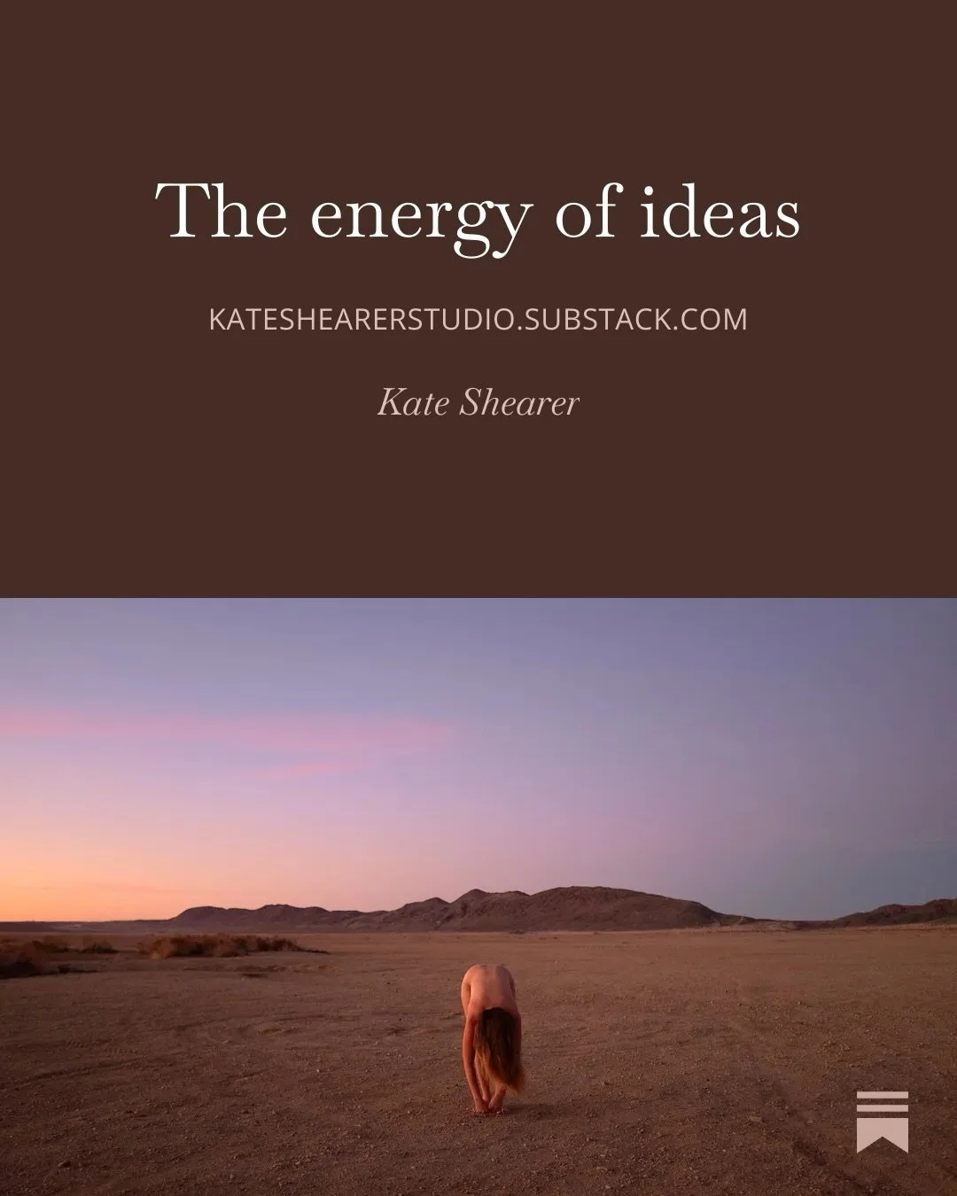 A new piece on Substack - about the impulse to create, and what happens when you ignore it.

And a first for me: I read it out loud, in my own voice, so you can read OR listen! A reminder to myself that doing the scary thing feels good :)

Check it o
