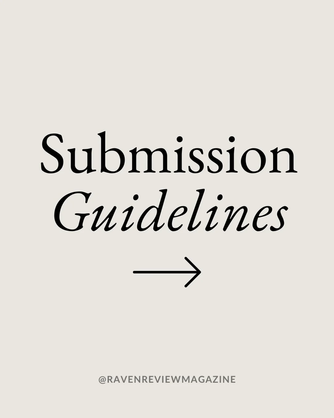 Want to submit your work? Here&rsquo;s a quick guide to our submission requirements! Check out our website for our full guidelines, and feel free to reach out if you have any questions or concerns. Happy writing! 🖤