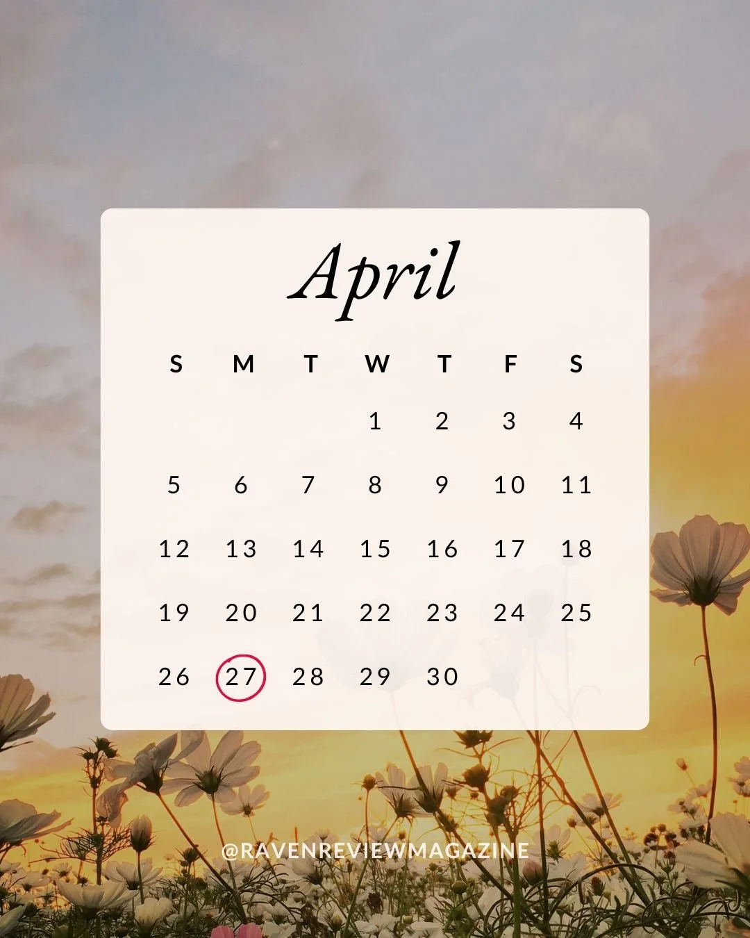 SPRING ISSUE UPDATE! 🌷🌿

The Spring 2026 issue will be released on Monday, April 27, on our website! All responses will be sent via Submittable approximately 2 weeks before the release date.