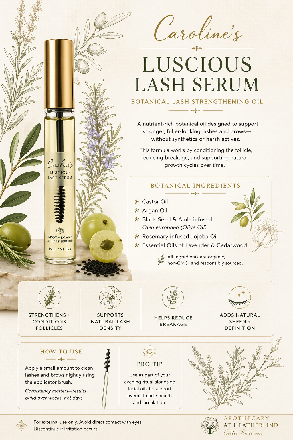 Caroline's Luscious Lash Serum
